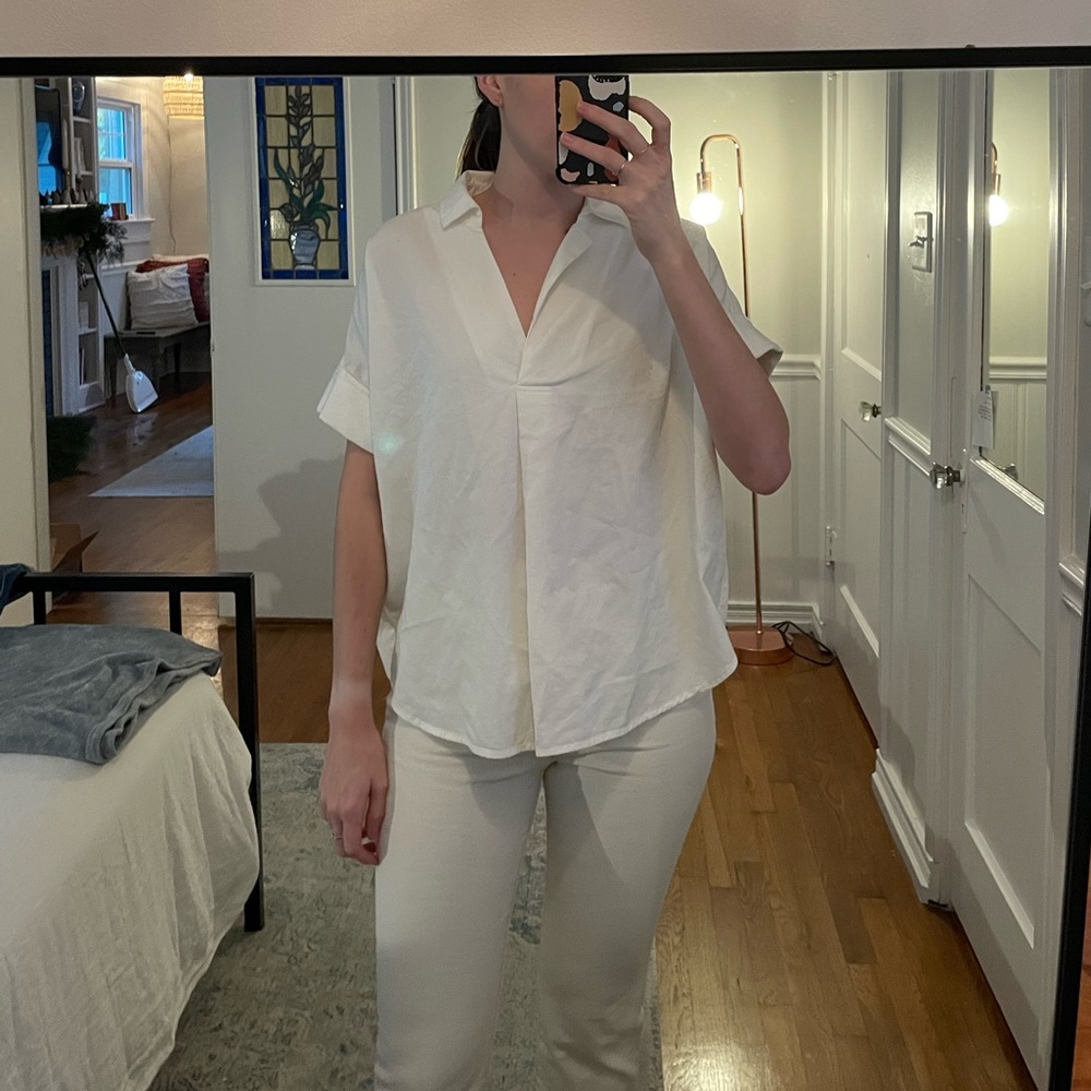 Madewell Courier Button-Back Shirt